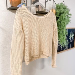 Urban Outfitters loose knit crochet sweater